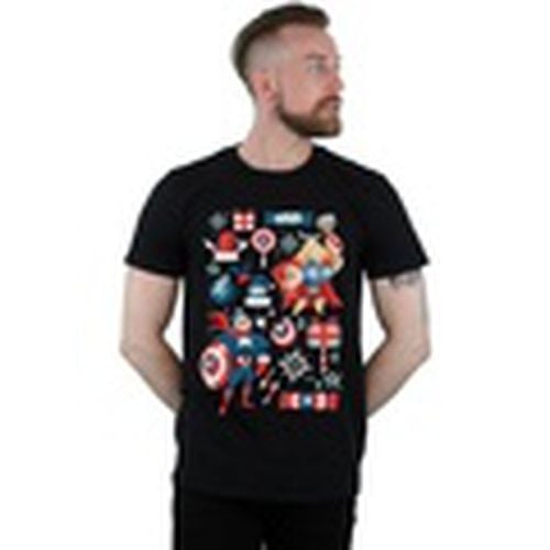 Camiseta manga larga Christmas Day para hombre - Marvel - Modalova