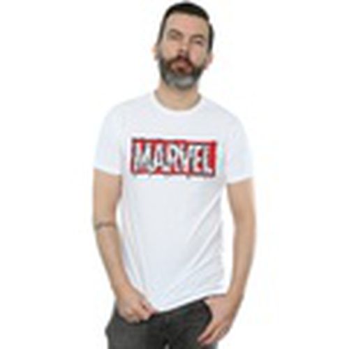 Camiseta manga larga Drip Logo para hombre - Marvel - Modalova
