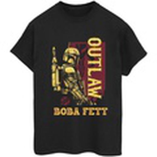 Camiseta manga larga The Book Of Boba Fett Distressed Outlaw para mujer - Disney - Modalova