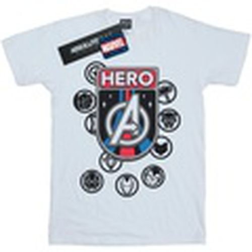 Camiseta manga larga Hero Badge para hombre - Marvel - Modalova