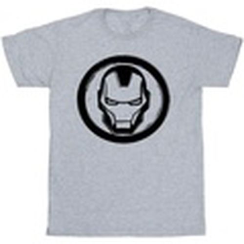 Camiseta manga larga Iron Man Chest Logo para hombre - Marvel - Modalova