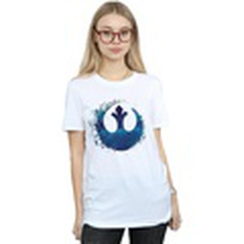Camiseta manga larga Resistance Symbol Wave para mujer - Star Wars The Rise Of Skywalker - Modalova