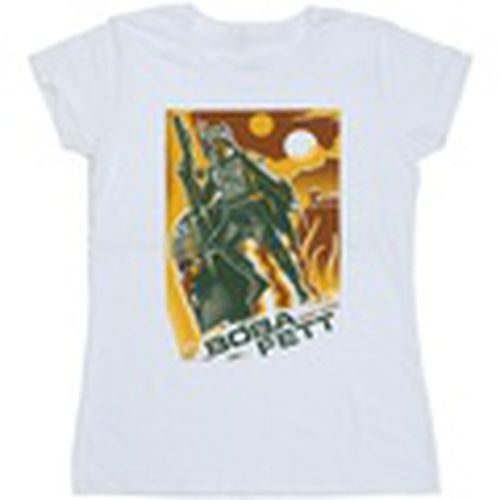 Camiseta manga larga Boba Fett Collage para mujer - Disney - Modalova