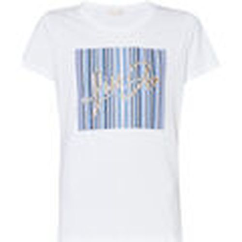 Tops y Camisetas Camiseta con estampado de rayas y logotipo para mujer - Liu Jo - Modalova