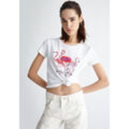 Tops y Camisetas Camiseta con estampado y strass para mujer - Liu Jo - Modalova