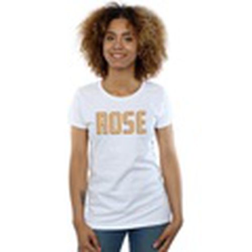 Camiseta manga larga The Rise Of Skywalker Rose Text Logo para mujer - Disney - Modalova