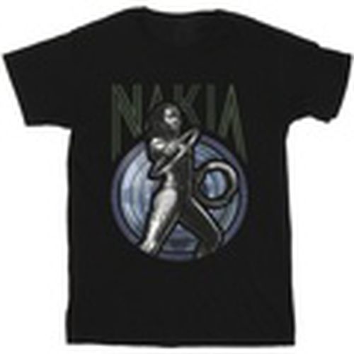 Camiseta manga larga Wakanda Forever Nakia Shield para hombre - Marvel - Modalova