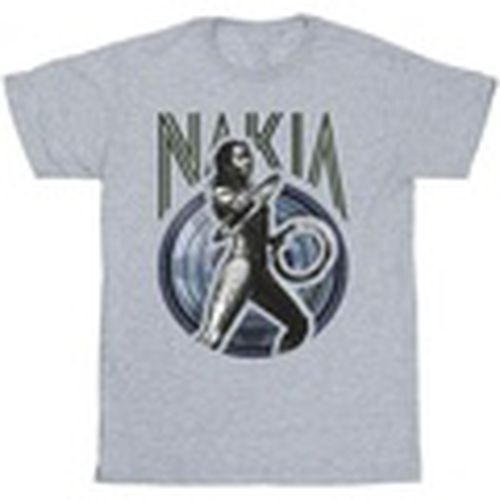 Camiseta manga larga Wakanda Forever Nakia Shield para hombre - Marvel - Modalova