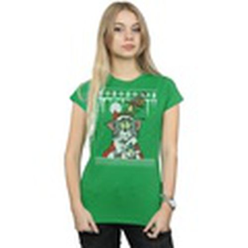 Camiseta manga larga Christmas Fair Isle para mujer - Dessins Animés - Modalova