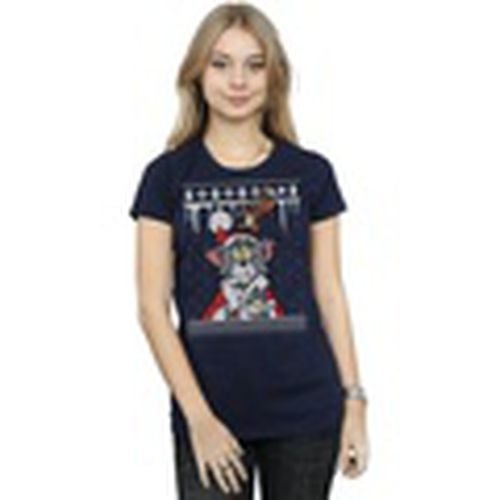 Camiseta manga larga Christmas Fair Isle para mujer - Dessins Animés - Modalova