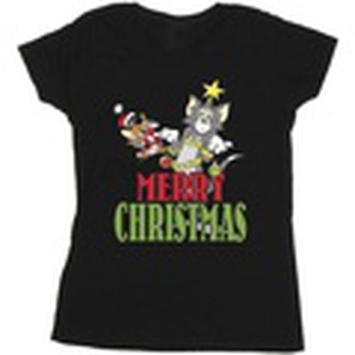 Camiseta manga larga Merry Christmas Baubles para mujer - Dessins Animés - Modalova