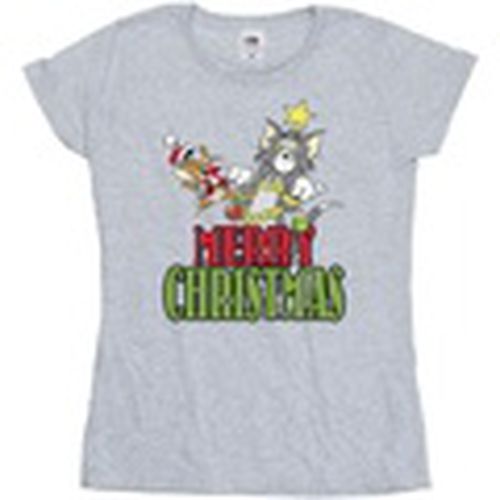 Camiseta manga larga Merry Christmas Baubles para mujer - Dessins Animés - Modalova