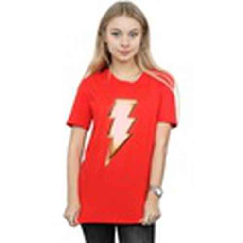 Camiseta manga larga Shazam Bolt Logo para mujer - Dc Comics - Modalova