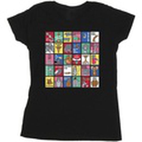 Camiseta manga larga Grid Squares para mujer - Dessins Animés - Modalova