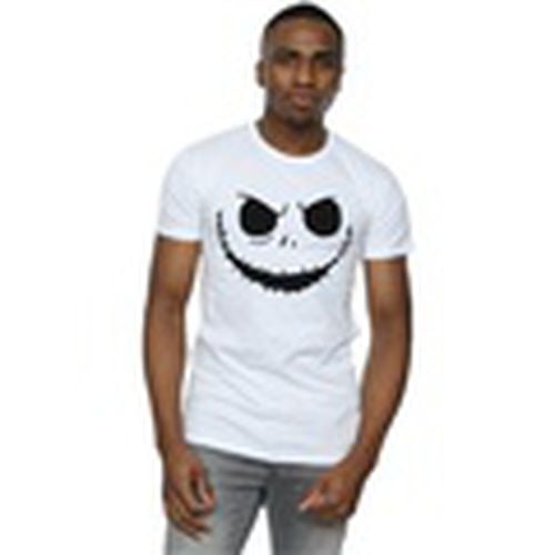 Camiseta manga larga Nightmare Before Christmas Jack's Face para hombre - Disney - Modalova