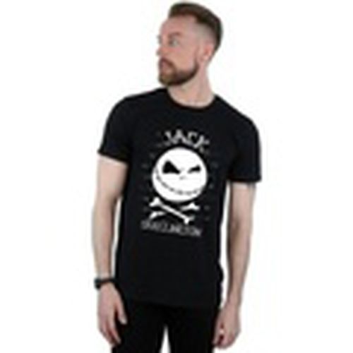 Camiseta manga larga Nightmare Before Christmas Jack Face para hombre - Disney - Modalova