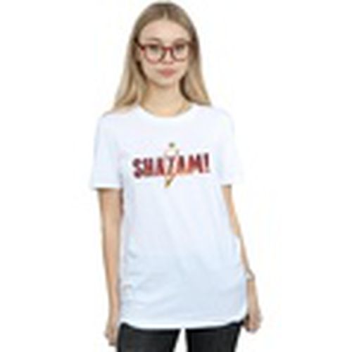 Camiseta manga larga Shazam Movie Logo para mujer - Dc Comics - Modalova