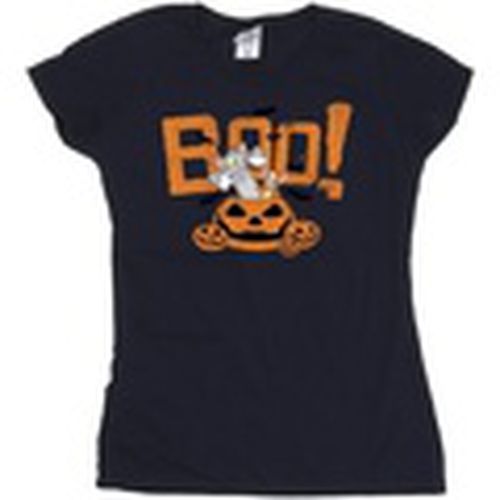 Camiseta manga larga Halloween Boo! para mujer - Tom & Jerry - Modalova