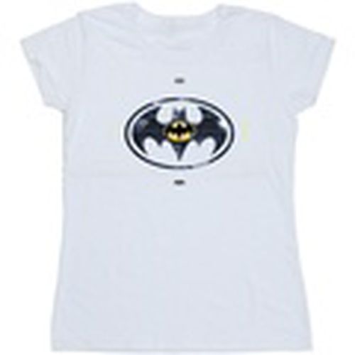 Camiseta manga larga The Flash Batman Metal Logo para mujer - Dc Comics - Modalova