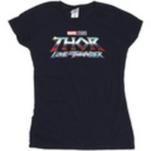 Camiseta manga larga Thor Love And Thunder Logo para mujer - Marvel - Modalova