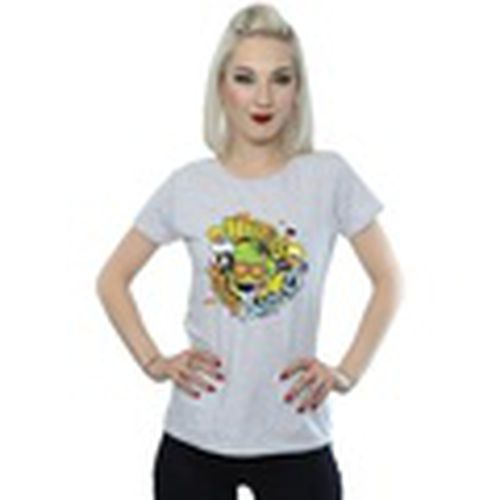 Camiseta manga larga Teen Titans Go Waffle Mania para mujer - Dc Comics - Modalova