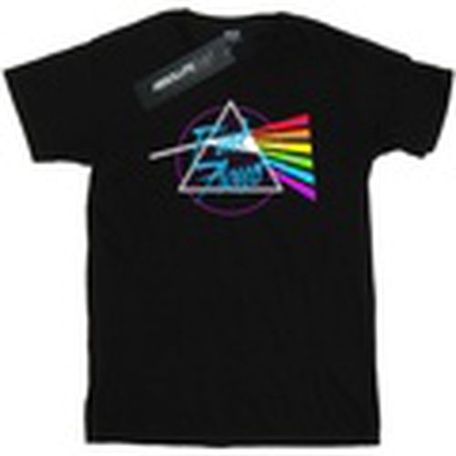 Camiseta manga larga Neon Darkside para hombre - Pink Floyd - Modalova