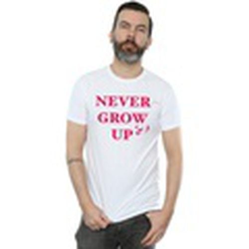 Camiseta manga larga Never Grow Up para hombre - Disney - Modalova