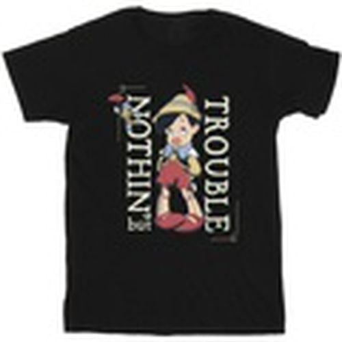 Camiseta manga larga Nothing But Trouble para hombre - Disney - Modalova