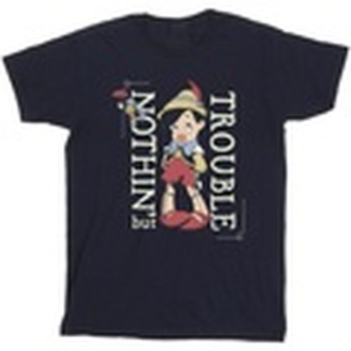 Camiseta manga larga Nothing But Trouble para hombre - Disney - Modalova