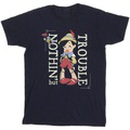 Camiseta manga larga Pinocchio Nothing But Trouble para hombre - Disney - Modalova