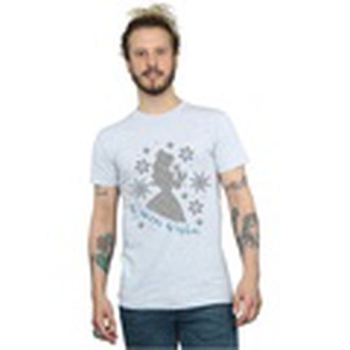 Camiseta manga larga Belle Winter Silhouette para hombre - Disney - Modalova