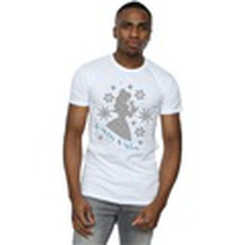 Camiseta manga larga Belle Winter Silhouette para hombre - Disney - Modalova