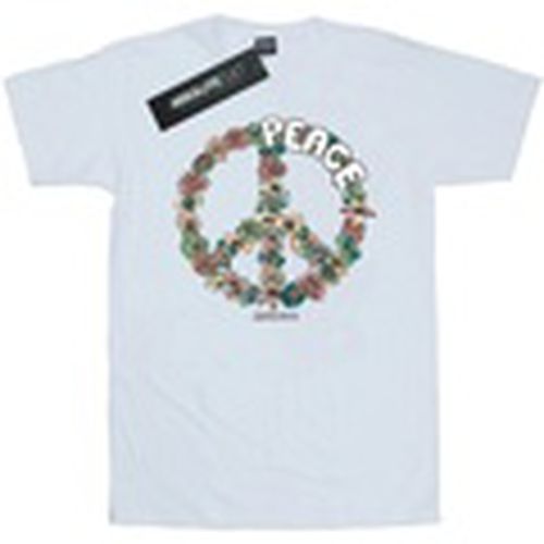 Camiseta manga larga Floral Peace para hombre - Woodstock - Modalova