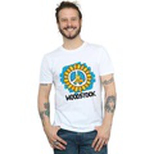 Camiseta manga larga Flower Peace para hombre - Woodstock - Modalova