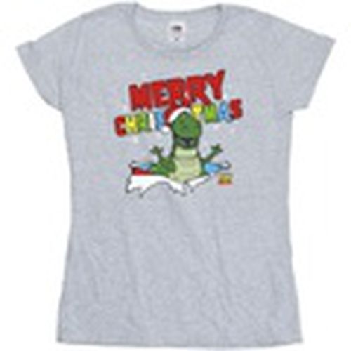 Camiseta manga larga Toy Story Rex Christmas Burst para mujer - Disney - Modalova