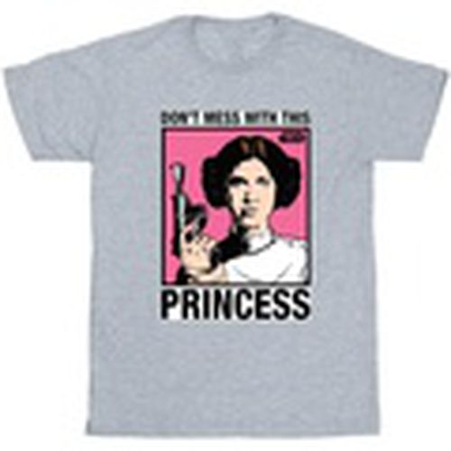Camiseta manga larga A New Hope Leia Don't Mess With Princess para mujer - Disney - Modalova