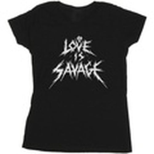 Camiseta manga larga Love Is Savage para mujer - Disney - Modalova