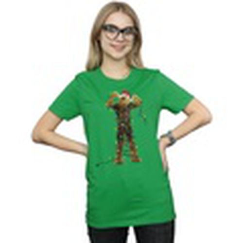 Camiseta manga larga Chewbacca Christmas Lights para mujer - Disney - Modalova