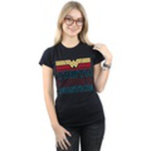 Camiseta manga larga 84 Truth And Justice para mujer - Dc Comics - Modalova