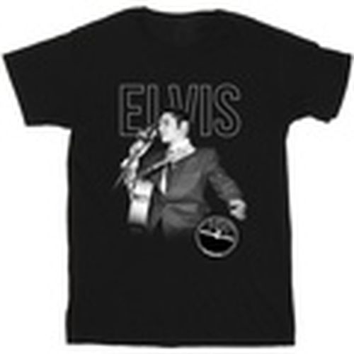 Camiseta manga larga Logo Portrait para hombre - Elvis - Modalova