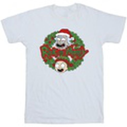 Camiseta manga larga Christmas Wreath para hombre - Rick And Morty - Modalova