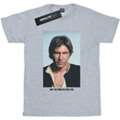 Camiseta manga larga Han Solo May The Force para mujer - Disney - Modalova