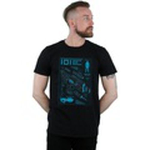 Camiseta manga larga IOI Laser Rifle Blueprint para hombre - Ready Player One - Modalova