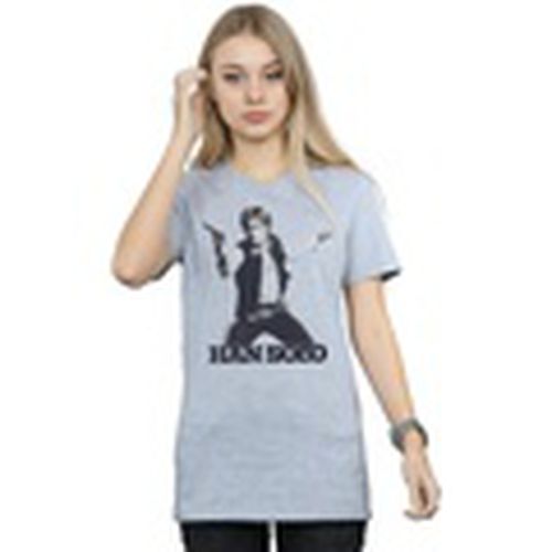 Camiseta manga larga Han Solo Retro Photo para mujer - Disney - Modalova