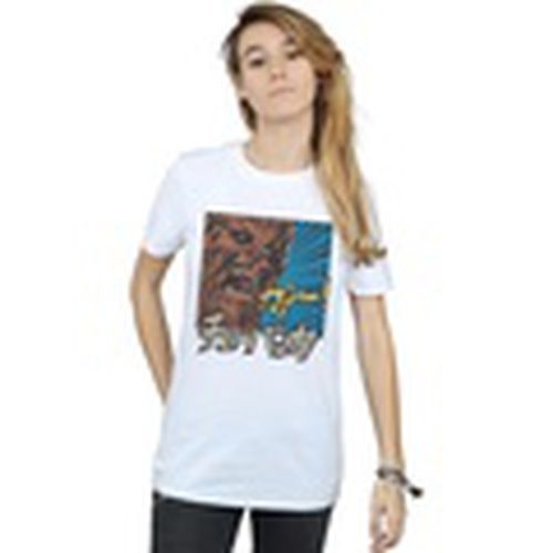 Camiseta manga larga Chewbacca Roar Pop Art para mujer - Disney - Modalova