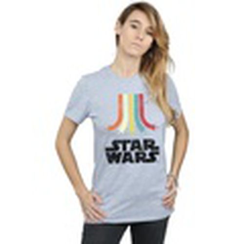 Camiseta manga larga Retro Rainbow para mujer - Disney - Modalova