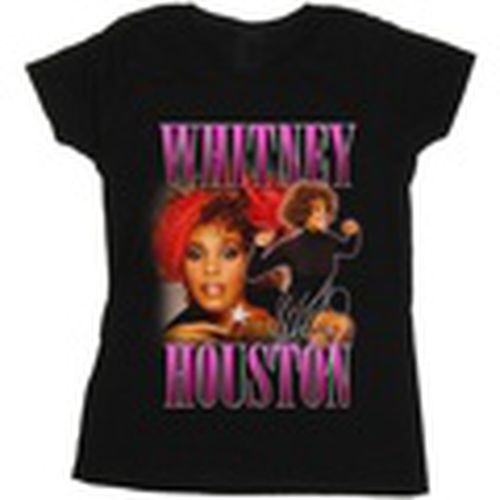 Camiseta manga larga Signature Homage para mujer - Whitney Houston - Modalova
