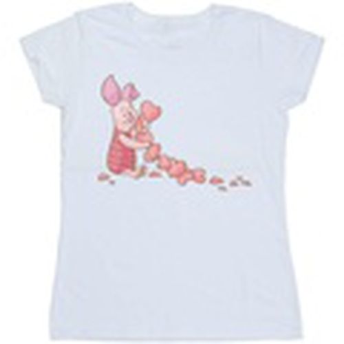 Camiseta manga larga Winnie The Pooh Piglet Chain Of Hearts para mujer - Disney - Modalova