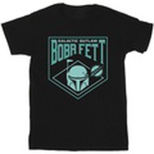 Camiseta manga larga The Book Of Boba Fett Galactic Helm Chest para hombre - Disney - Modalova
