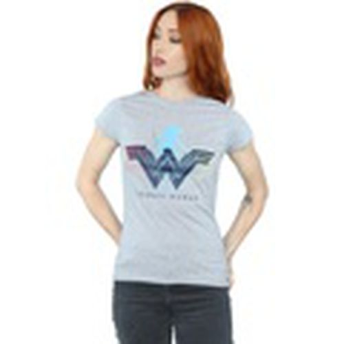 Camiseta manga larga Wonder Woman Warrior Logo para mujer - Dc Comics - Modalova